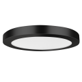 Okrągły czarny plafon YORK LED neutralna barwa światła do kuchni LP-330/1C 4BK Light Prestige