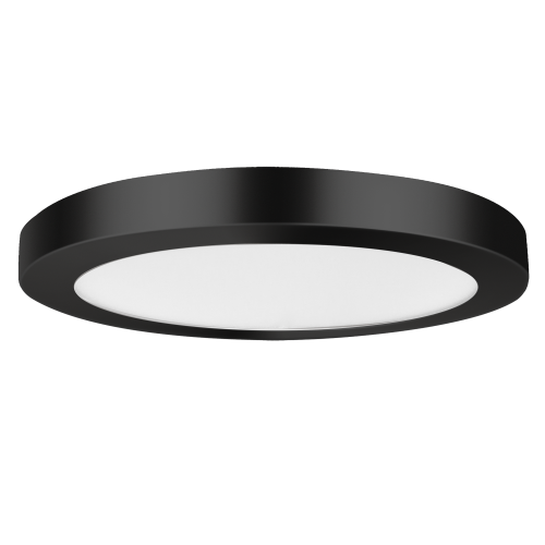Okrągły czarny plafon YORK LED neutralna barwa światła do kuchni LP-330/1C 4BK Light Prestige