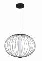 Lampa wisząca TREVISO czarna z nowoczesnym drucianym kloszem LED 4000K LP-798/1P S BK Light Prestige