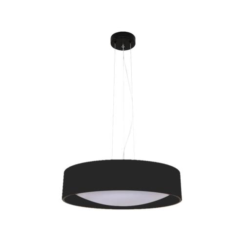 Lampa okrągła wisząca HUDSON czarna LED w barwie neutralnej LP-043/1P BK Light Prestige