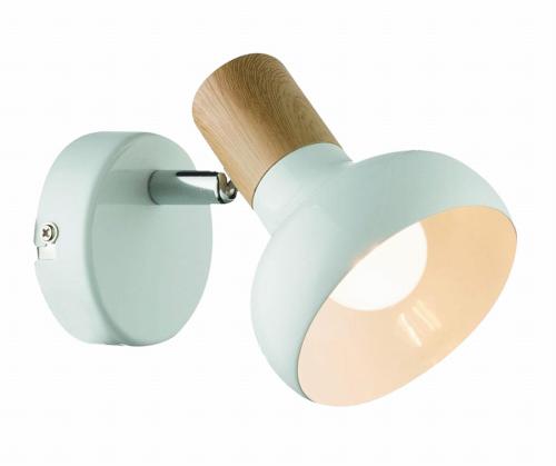 Kinkiet w formie reflektorka Arezzo do skandynawskich wnętrz na E14 LP-1420/1W WH Light Prestige