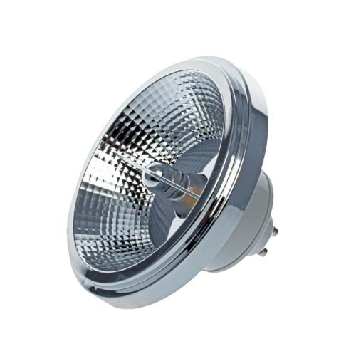 Żarówka ES111 GU10 LED 9W 3000K plastik+aluminium biało-srebrna Light Prestige