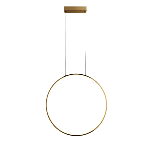Lampa MIRROR duży złoty pionowy ring 90cm LED do łazienki przed lustro LP-999/1P L GD Light Prestige