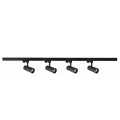 System szynowy ICE SET 3 obwodowy czarny 4 reflektorki na GU10 LP-732 4W BK SET Light Prestige