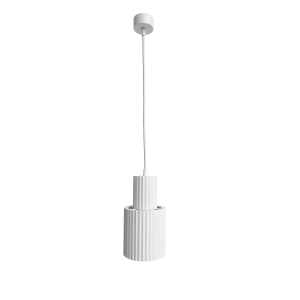 Lampa wisząca z minimalistycznym białym kloszem tubą z serii TOKIO na GU10 LP-787/1P L WH Light Prestige