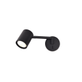 Kinkiet SNOW czarny z ruchomym ramieniem i włącznikiem do sypialni LP-731/1WL BK Light Prestige