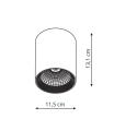 Spot tuba natynkowa czarna Zovo z wbudowanym LED LP-32015/1SM BK Light Prestige