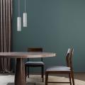 Minimalistyczna lampa wisząca MANACOR ze szklanym kloszem nad wyspę LP-232/1P WH Light Prestige