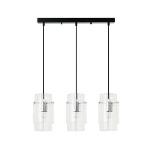 Klasyczna lampa wisząca z ozdobnymi szklanymi kloszami SAVONA 3xE27 LP-707/3L Light Prestige