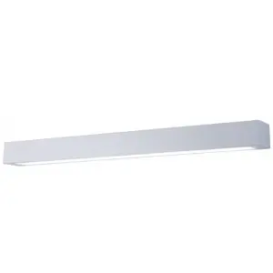 Podłużny kinkiet ścienny IBROS 120cm biały nad lustro w łazience GS-LWA-18W 3000K WH Light Prestige