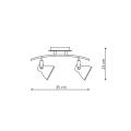 Kinkiet Bolzano 2 nikiel LP-8067/2W  Light Prestige