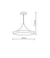 Lampa wisząca SONA 1 biała LP-42012/1P Light Prestige