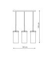 Lampa wisząca Zara 3 linia LP-5221/3L Light Prestige