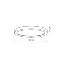 Plafon LORIA 1 biały LP-2526/1C-30 WH  Light Prestige