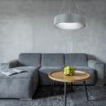 Lampa wisząca centralna MALAGA LED szara do salonu LP-622/1P GREY Light Prestige