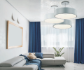 Lampa wisząca centralna MALAGA LED szara do salonu LP-622/1P GREY Light Prestige