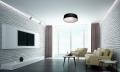 Sufitowa lampa ALTO z czarnym abażurem tkanina 3xE14 LP-81008/3C BK Light Prestige