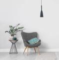Lampa wisząca w stylu industrialnym SOLIN czarna z metalowym kloszem LP-181/1P BK Light Prestige