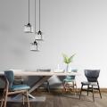 Lampa wisząca Galactico 3 talerz czarna LP-2383/3P Light Prestige