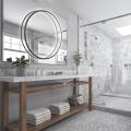 Okrągły kinkiet ścienny MIRROR z ledowy pierścień 3000K do łazienki LP-999/1W S BK Light Prestige