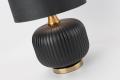 Lampka stołowa TAMIZA z elegancką czarną podstawą i kloszem LP-1515/1T small Light Prestige