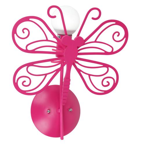 Kinkiet MOTYLEK czerwony LP-14030/1W  Light Prestige