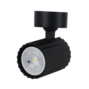 Reflektorek sufitowy TOKIO czarny do minimalistycznych pomieszczeń LP-787/1WS BK Light Prestige