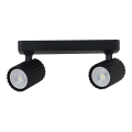 Lampa sufitowa na GU10 TOKIO czarna z dwoma reflektorkami LP-787/2WS BK Light Prestige