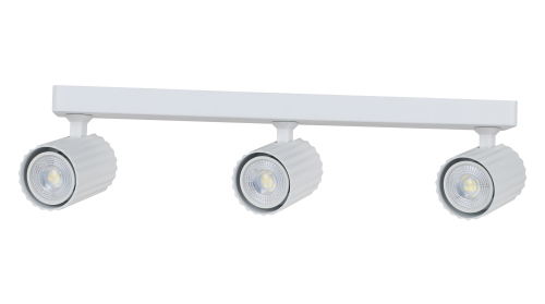 Listwa sufitowa białe reflektorki z rodziny TOKIO do przedpokoju LP-787/3WS WH Light Prestige
