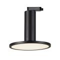 Nowoczesny reflektorek szynowy 1 obwodowy AQUILLION czarny zintegrowany LED LP-220/1R BK Light Prestige