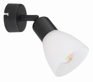 Kinkiet MALTA biało czarny do kącika czytelniczego E14 LP-877/1W BK Light Prestige