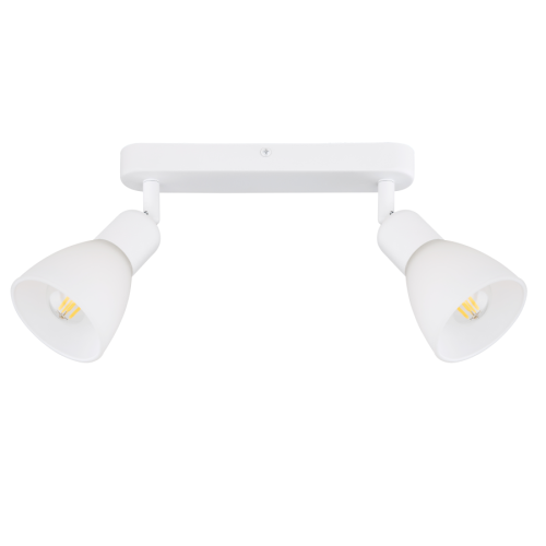 Lampa sufitowa MALTA 2xE14 ruchome reflektorki LP-877/2W WH Light Prestige