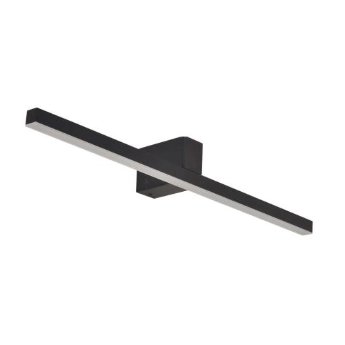 Czarny kinkiet NEVADA z wbudowanym LED nad lustro łazienkowe LP-778/1W L BK Light Prestige