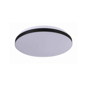 Klasyczny okrągły plafon BABILON 33cm biały z czarną ramką LED 4000K LP-335/1C S 4BK Light Prestige