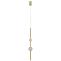 Nowoczesna lampa wisząca VAKU LED 4000K z kryształowymi kulami LP-719/2P GD Light Prestige