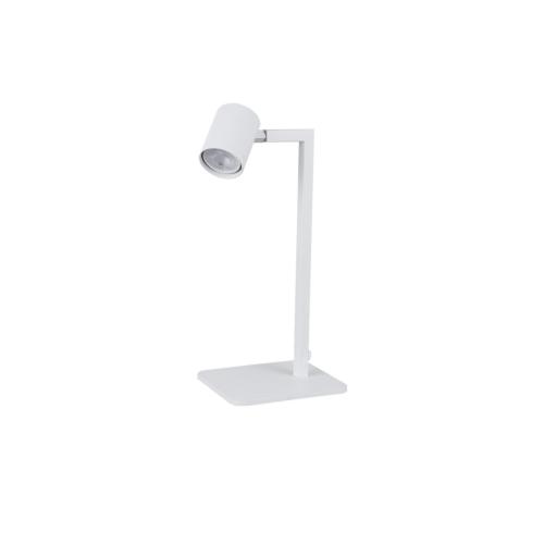 Lampa biurkowa minimalistyczna SNOW biała do czytania na GU10 LP-731/1T WH Light Prestige
