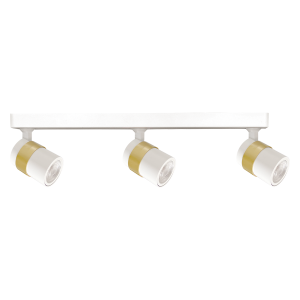 Biała listwa z białymi ruchomymi spotami ANILLO 3xGU10 LP-770/3W WH Light Prestige