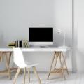 Lampa biurkowa minimalistyczna SNOW biała do czytania na GU10 LP-731/1T WH Light Prestige