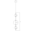 Ozdobna lampa wisząca zwis DORADO LED CCT 3000K – 6000K klosze kule LP-002/3V Light Prestige
