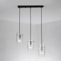 Klasyczna lampa wisząca z ozdobnymi szklanymi kloszami SAVONA 3xE27 LP-707/3L Light Prestige