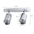 Dwa reflektorki na listwie ruchome z serii BELIZE chromowane do łazienki LP-734/2W CH Light Prestige