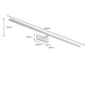 Lampa łazienkowa ISLA biała nad lustro IP44 96cm GS-LWB-32W WH Light Prestige