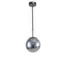 Lampa wisząca PALLA z szklanym lustrzanym kloszem E14 nad stół LP-2844/1P S CH Light Prestige