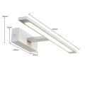 Kinkiet ścienny Isla średni 4000K 1xLED biały IP44 GS-LWB-12W WH GS-LWB-12W WH Light Prestige