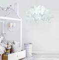 Lampa wisząca z rodziny Farfalla z białym designerskim kloszem motyle LP-3439/1P WHITE Light Prestige