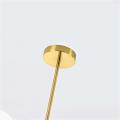 Lampa sufitowa regulowana DORADO złota szklane klosze do salonu sypialni LP-002/6P Light Prestige
