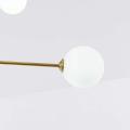 Lampa sufitowa regulowana DORADO złota szklane klosze do salonu sypialni LP-002/6P Light Prestige