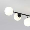 Molekularna lampa sufitowa czarna DORADO szklane klosze LP-002/8P BK Light Prestige