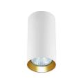 Nowoczesna tubka natynkowa MONACOR 13 cm biała nad blat stołu LP-232/1D - 130 WH/GD Light Prestige