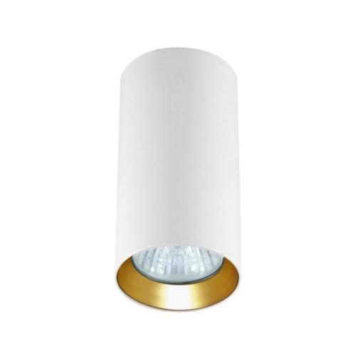 Nowoczesna tubka natynkowa MONACOR 13 cm biała nad blat stołu LP-232/1D - 130 WH/GD Light Prestige